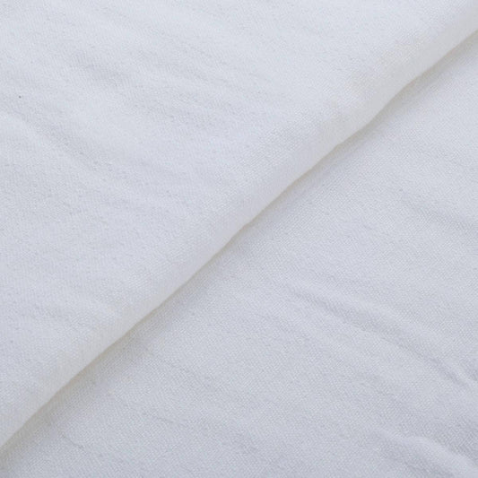 The ReBorn House TRH5791 Senshu 2.5-Layer Gāze Cotton Gauze in Sarashi Bleached White, colorway TRH5791.A, flat fabric swatch