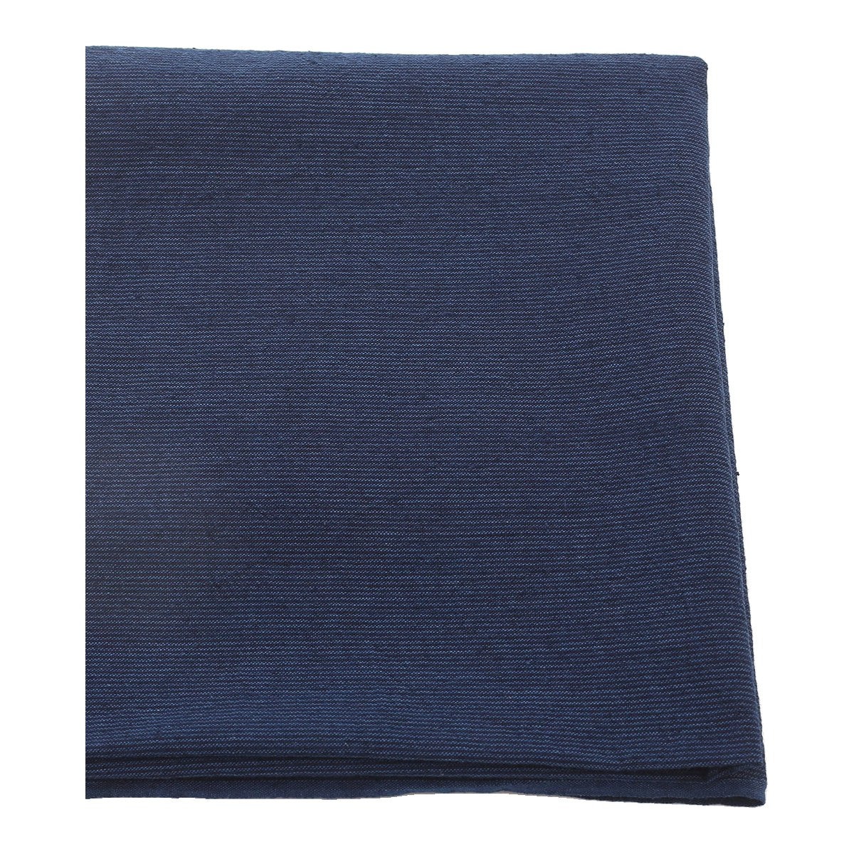 The ReBorn House TRH5794 Sensuji and Daimyō-Jima Aizome Indigo Stripe Cotton, colorway TRH5794.A Sensuji Kon Indigo, folded on white