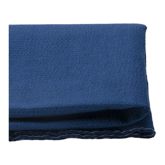 The ReBorn House TRH5796 Awa Shijira-Ori Puckered Cotton Seersucker in Kon Indigo Navy, colorway TRH5796.A, folded on white