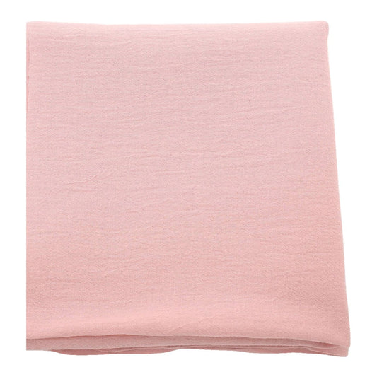 The ReBorn House TRH5797 Akane-Zome Madder-Dyed Cotton Chijimi Crepe in Akane Madder Pink, colorway TRH5797.A, folded on white