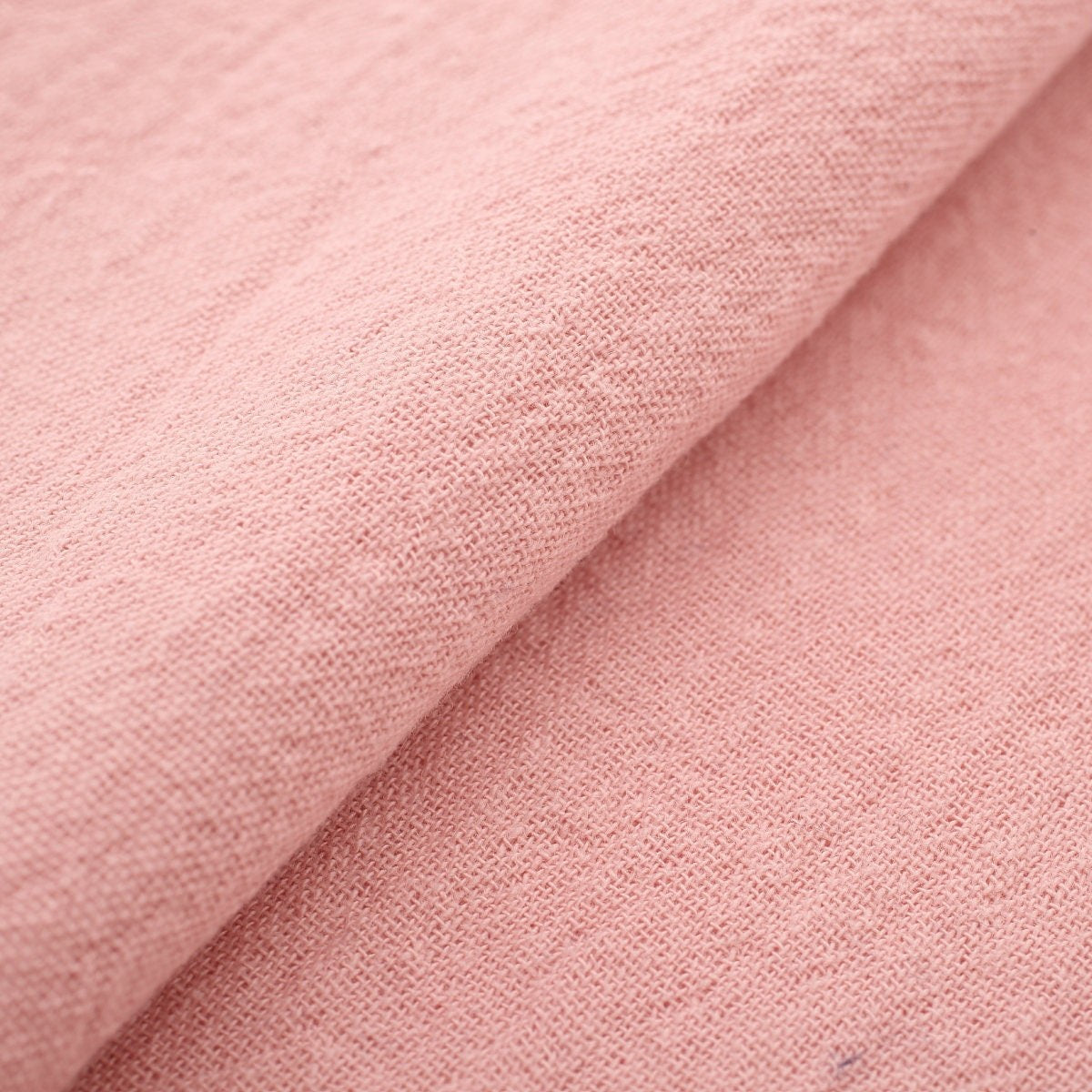 The ReBorn House TRH5797 Akane-Zome Madder-Dyed Cotton Chijimi Crepe in Akane Madder Pink, colorway TRH5797.A, flat fabric swatch