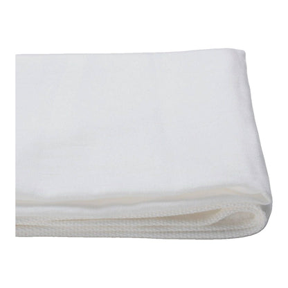 The ReBorn House TRH5798 Senshu Nijū Gāze Double Gauze Cotton in Sarashi Bleached White, colorway TRH5798.A, folded on white