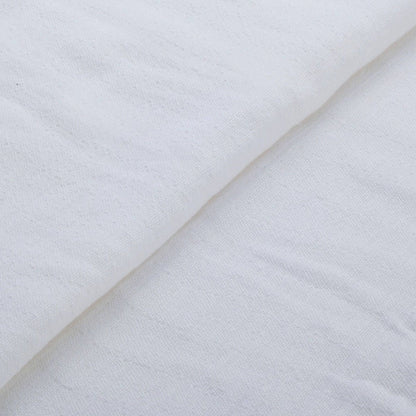 The ReBorn House TRH5798 Senshu Nijū Gāze Double Gauze Cotton in Sarashi Bleached White, colorway TRH5798.A, flat fabric swatch