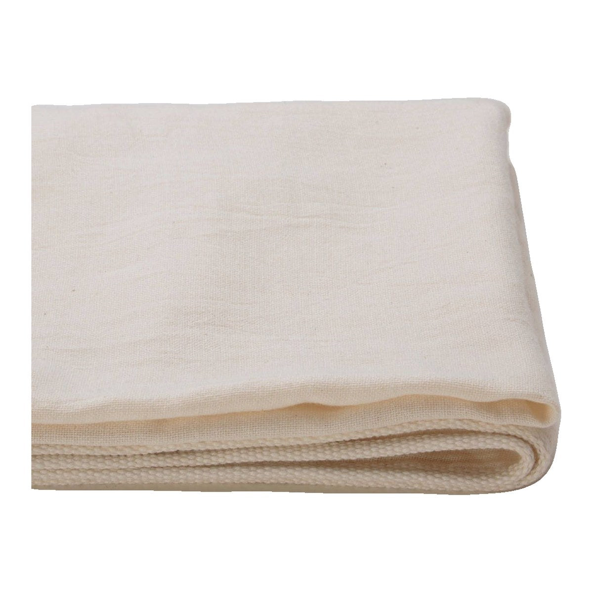 The ReBorn House TRH5798 Senshu Nijū Gāze Double Gauze Cotton in Kinari Ecru, colorway TRH5798.B, folded on white