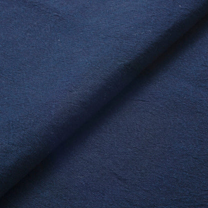 The ReBorn House TRH5801 Atsuji Fushi-Ori Heavyweight Aizome Cotton in Kon Dark Indigo, colorway TRH5801.A, flat fabric swatch