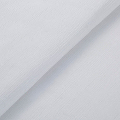 The ReBorn House TRH5802 Takashima Chijimi Heavy Cotton Crepe in Shiro White, colorway TRH5802.A, flat fabric swatch