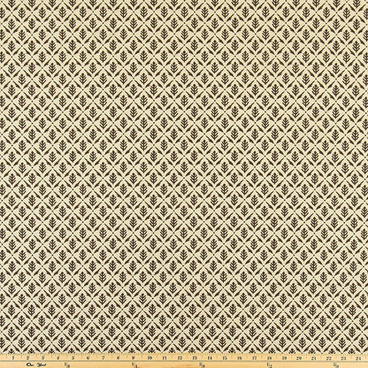 The ReBorn House TRH5965 Performance Fabric in Walnut, colorway TRH5965.A, geometric in brown and neutral