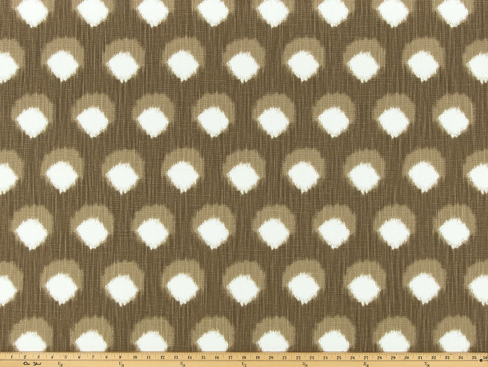 The ReBorn House TRH5978 Performance Fabric in Camel, colorway TRH5978.B, geometric in neutral and brown
