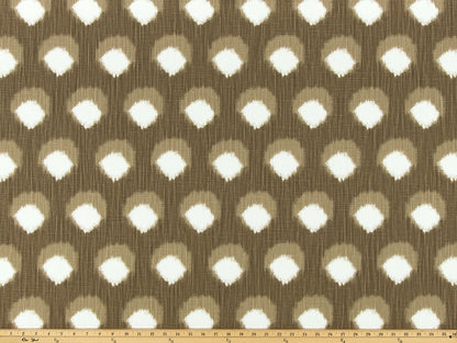 The ReBorn House TRH5978 Performance Fabric in Camel, colorway TRH5978.B, geometric in neutral and brown