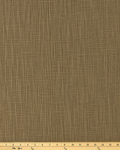 The ReBorn House TRH5979 Performance Fabric in Cocoa, colorway TRH5979.A, shown with a yardstick for scale