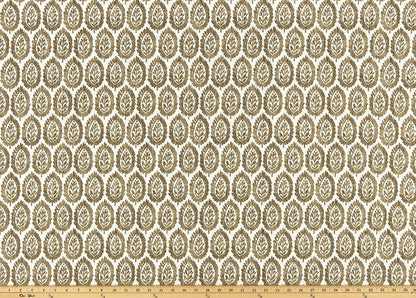 The ReBorn House TRH5990 Performance Fabric in Camel, colorway TRH5990.B, geometric in neutral and brown