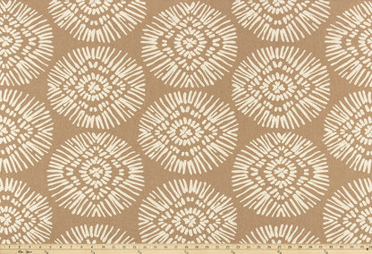 The ReBorn House TRH5995 Performance Fabric in Fawn, colorway TRH5995.E, geometric in brown and neutral