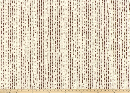 The ReBorn House TRH5996 Performance Fabric in Espresso, colorway TRH5996.B, solid in brown and white