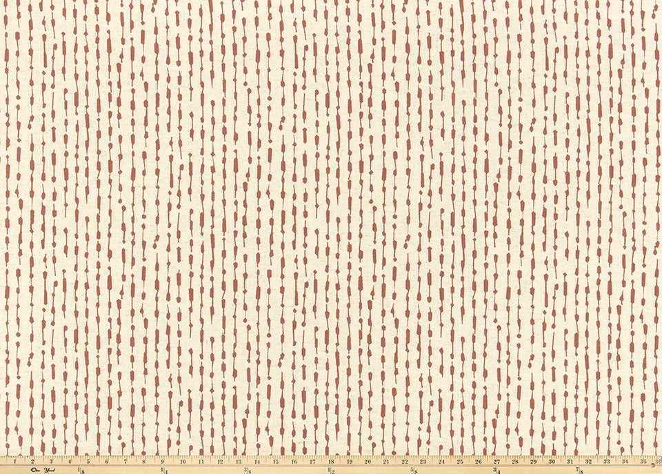 The ReBorn House TRH5996 Performance Fabric in Terracotta, colorway TRH5996.C, solid in orange and red