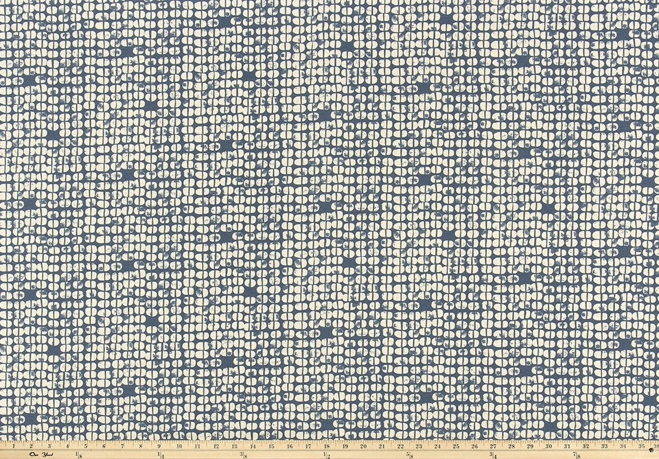 The ReBorn House TRH5997 Performance Fabric in Slate Blue, colorway TRH5997.C, solid in blue and grey