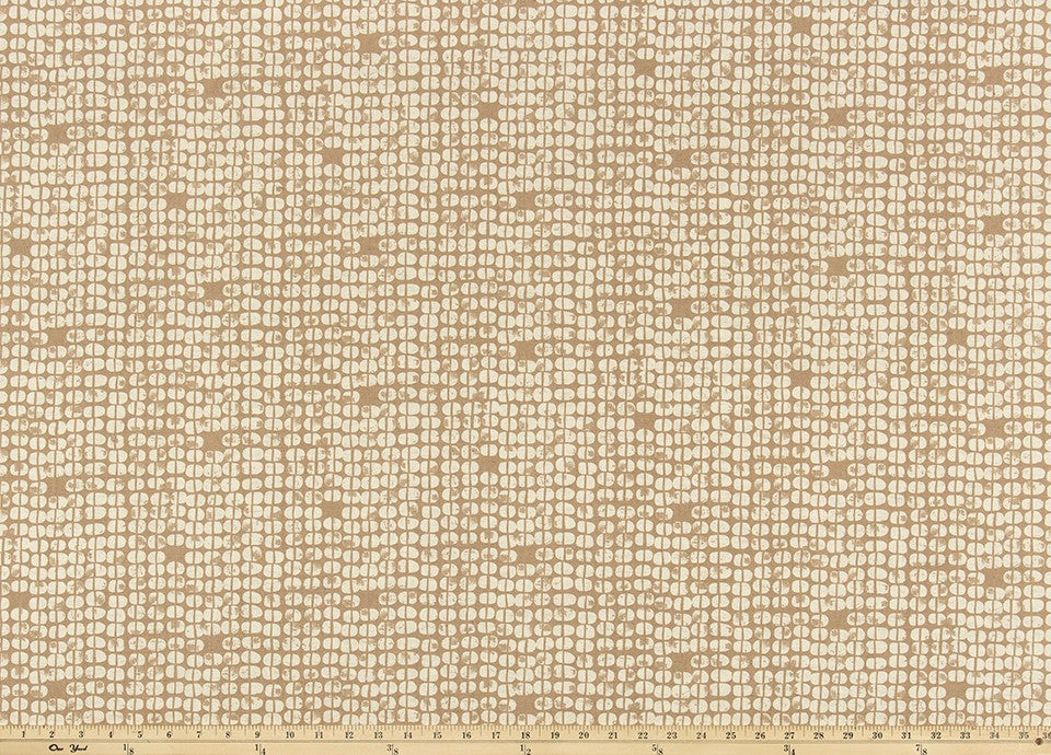 The ReBorn House TRH5997 Performance Fabric in Fawn, colorway TRH5997.E, solid in brown and neutral