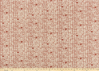 The ReBorn House TRH5997 Performance Fabric in Terracotta, colorway TRH5997.F, solid in orange and red