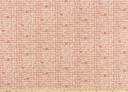 The ReBorn House TRH5997 Performance Fabric in Coral, colorway TRH5997.H, solid in orange and pink