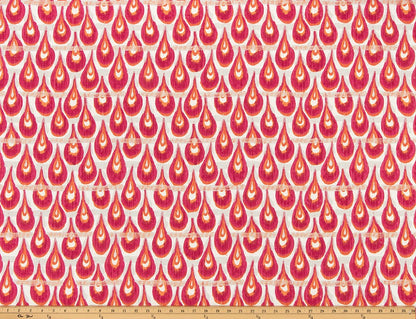 The ReBorn House TRH6009 Performance Fabric in Rose Pink, colorway TRH6009.A, geometric in pink and white