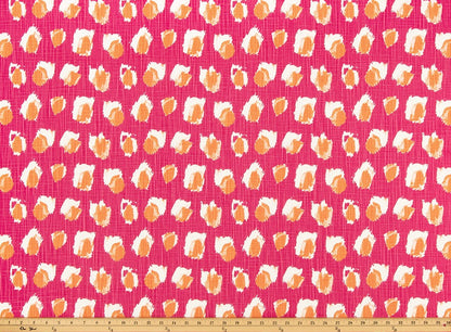 The ReBorn House TRH6018 Performance Fabric in Rose Pink, colorway TRH6018.A, abstract in pink and white