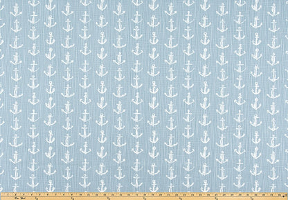 The ReBorn House TRH6032 Performance Fabric in Sky, colorway TRH6032.A, coastal in blue and white