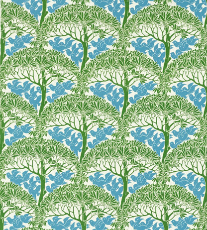 The Savaric Fabric by Morris & Co Garden Green