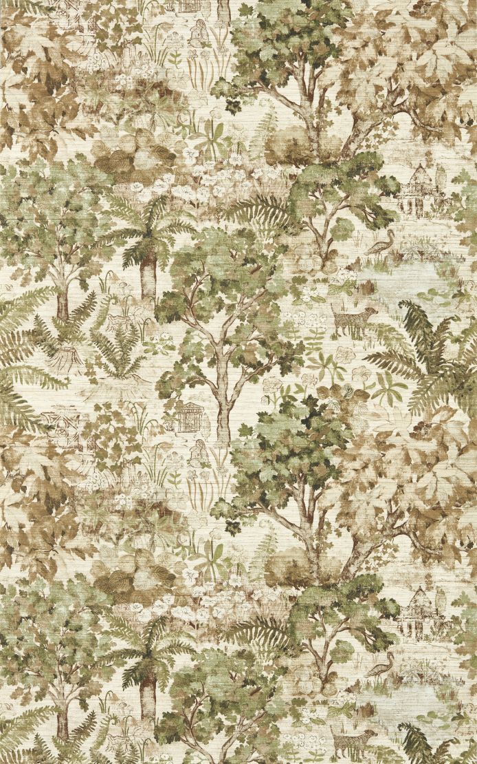 The Stumpery Wallpaper by Sanderson Lichen