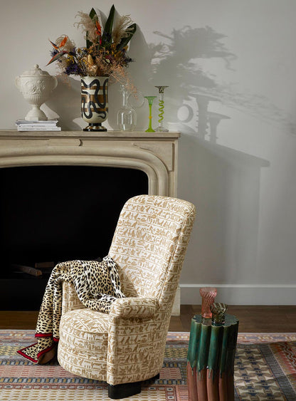 Thebes Fabric by Pierre Frey shown in a room setting (view 2)