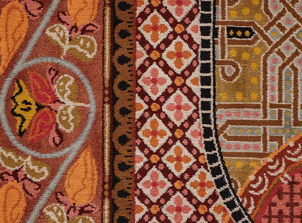 Theodora Rug by Pierre Frey in Orange (FT313001)