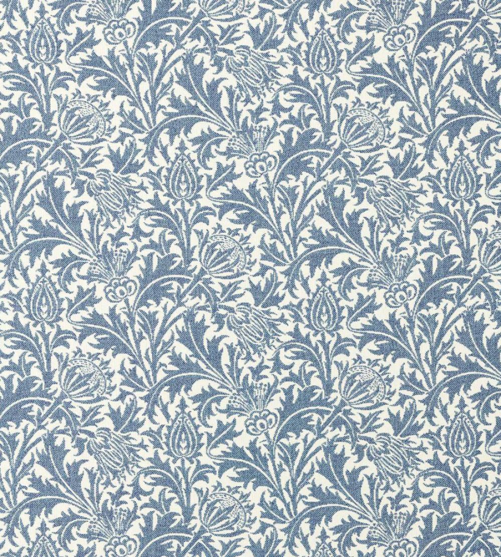 Thistle Weave Outdoor Fabric by Morris & Co Woad