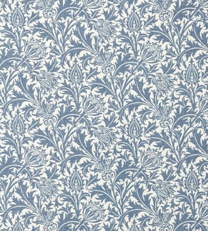 Thistle Weave Outdoor Fabric by Morris & Co Woad