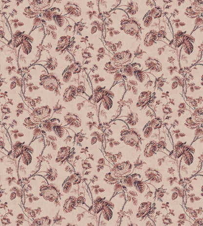 Thorny Vine Fabric by Zoffany Rouge