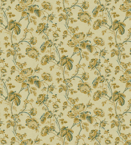 Thorny Vine Fabric by Zoffany Silk Yellow