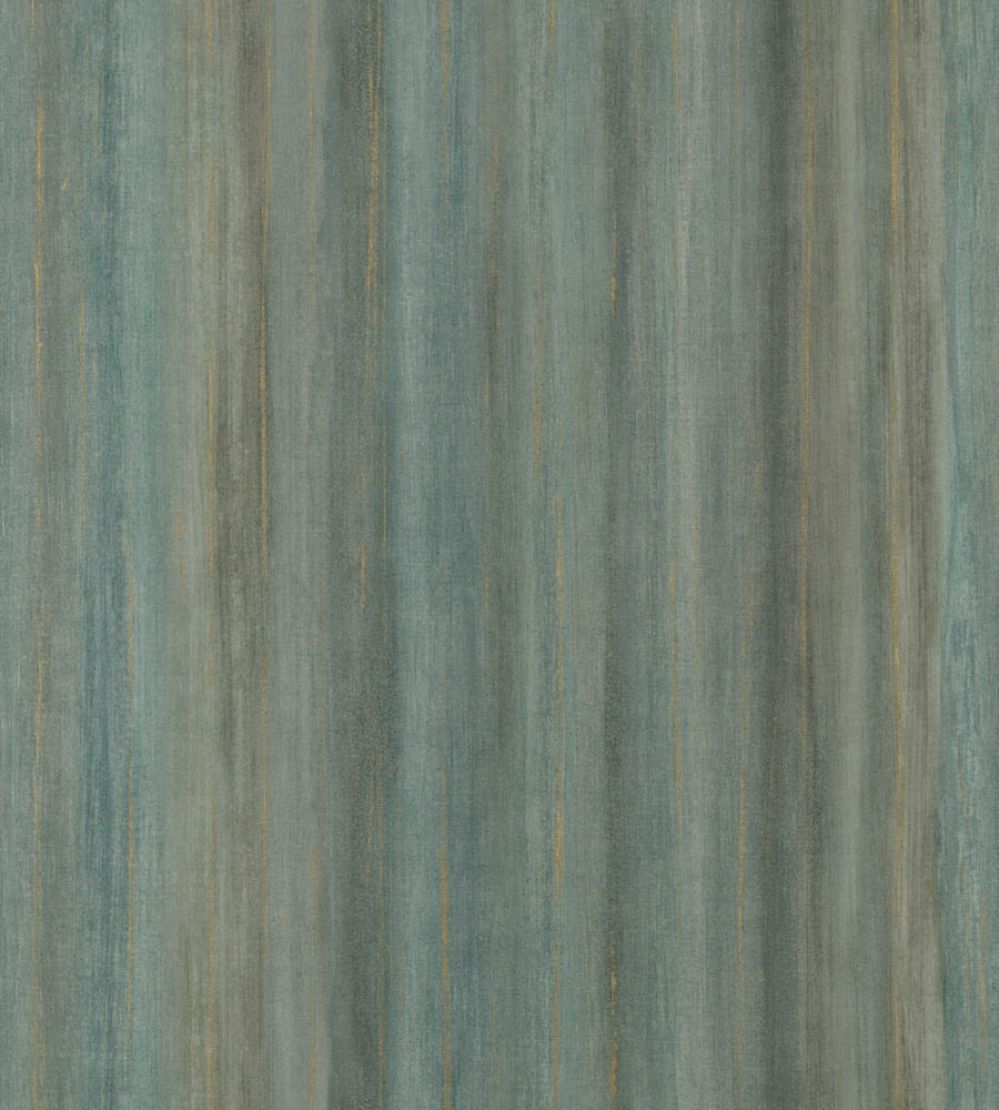 Painted Stripe Wallpaper by Threads Teal