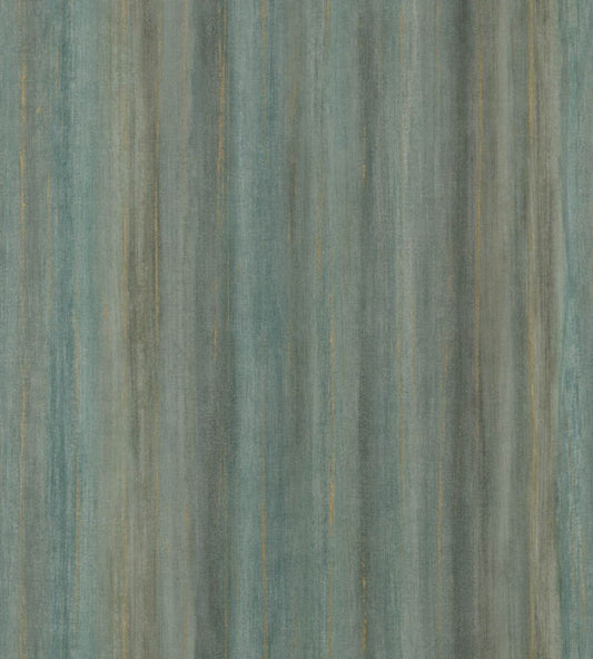 Painted Stripe Wallpaper by Threads Teal