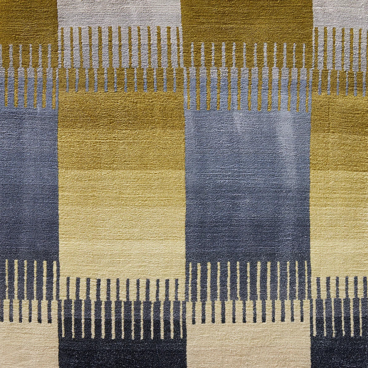 Tiao Rug by Pierre Frey in Moutarde/Bleu (FT153001)