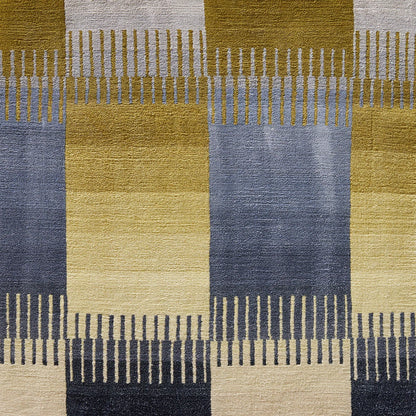 Tiao Rug by Pierre Frey in Moutarde/Bleu (FT153001)