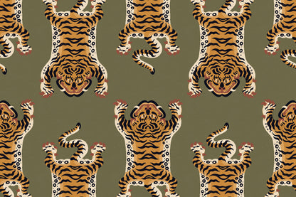 Tibetan Green wallpaper by Hovia