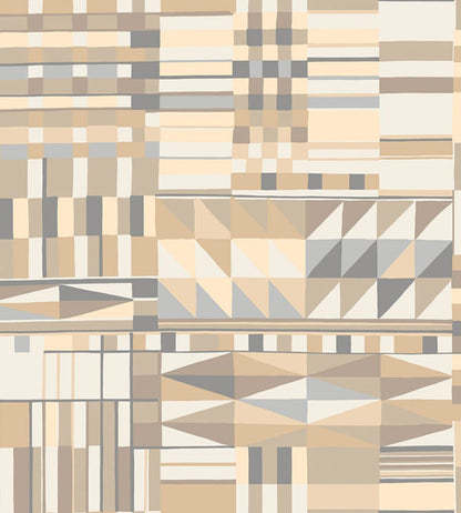 Tiebele Wallpaper by Jannelli&Volpi Tan