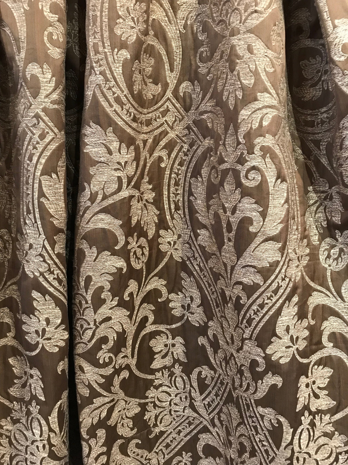 Tigris Fabric by Watts 1874 in Fig Brown