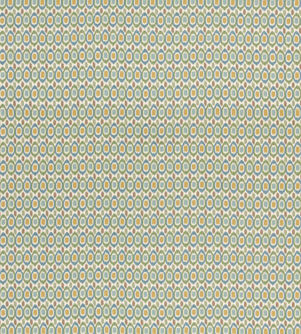 Tigris Fabric by GP & J Baker Emerald/Blue