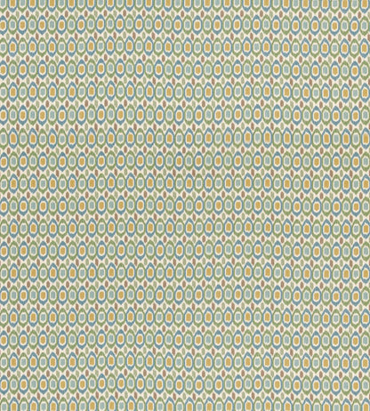 Tigris Fabric by GP & J Baker Emerald/Blue