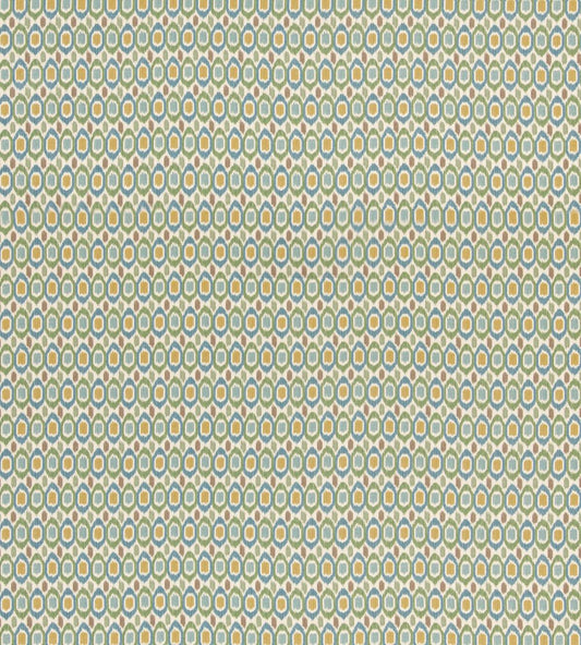 Tigris Fabric by GP & J Baker Emerald/Blue