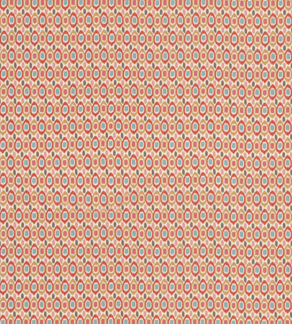 Tigris Fabric by GP & J Baker Red/Ochre