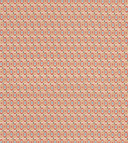 Tigris Fabric by GP & J Baker Red/Ochre