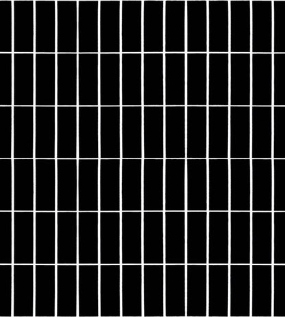 Tiiliskivi Wallpaper by Marimekko Black