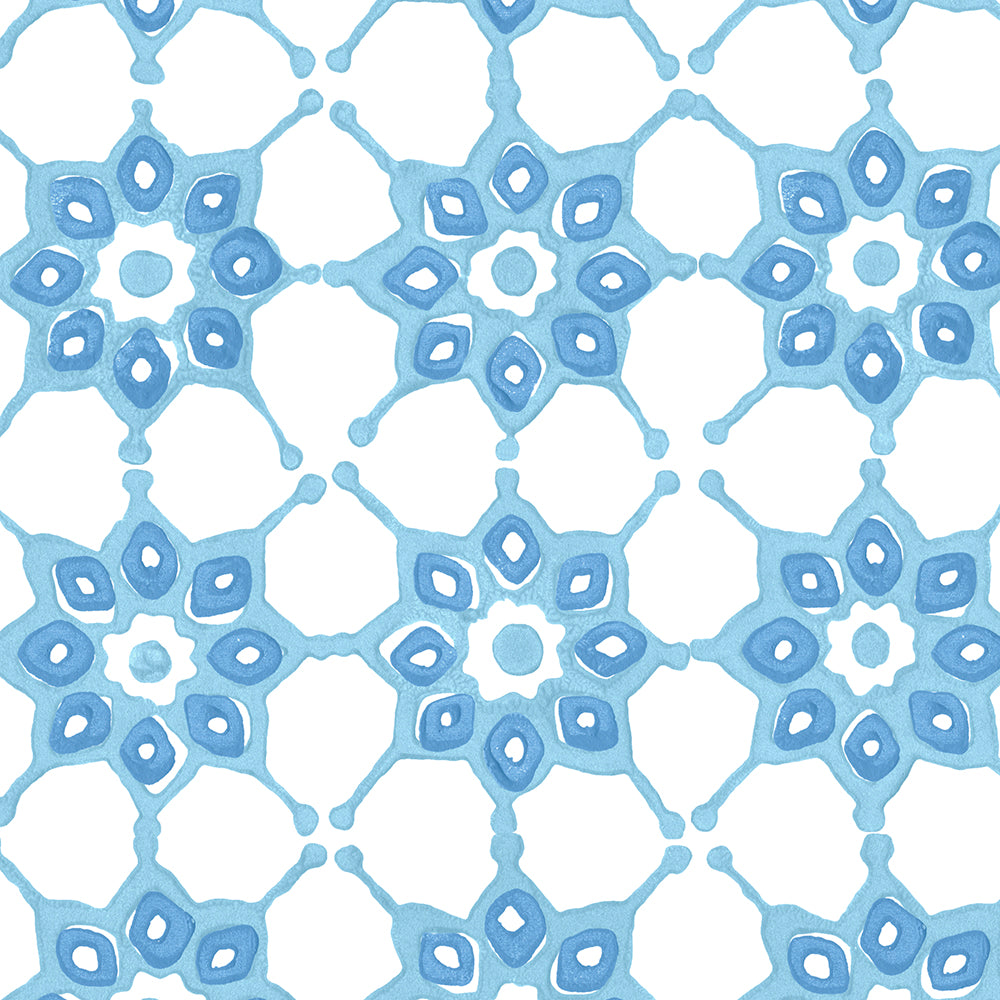 Tile Wallpaper by Galbraith & Paul in Dutch Blue