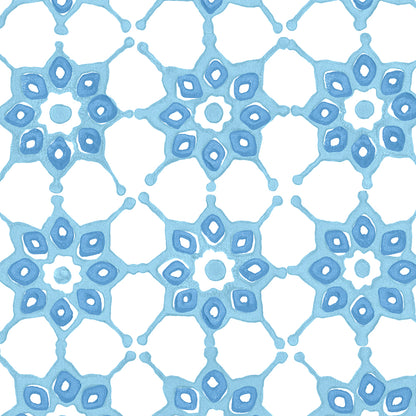 Tile Wallpaper by Galbraith & Paul in Dutch Blue