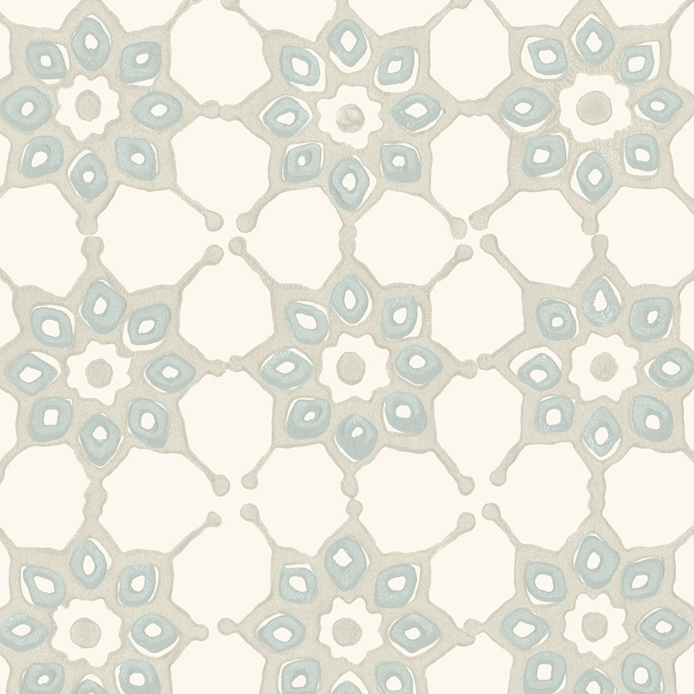 Tile Wallpaper by Galbraith & Paul in Tin