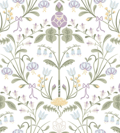Till Carl Wallpaper by Sandberg Lilac